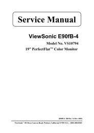 Service Manual ViewSonic E90fB-4 Model No ... - Michael Lissner