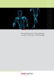 Spezial-Katalog für Orthopädie (PDF 12.8 MB) - KLS Martin
