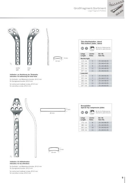 Spezial-Katalog für Orthopädie (PDF 12.8 MB) - KLS Martin