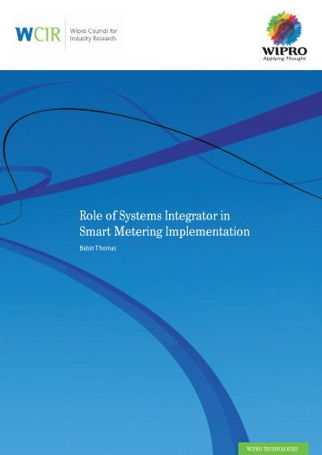 Role of Systems Integrator in Smart Metering Implementation