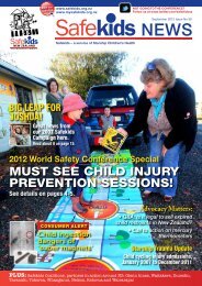 MUST SEE CHILD INJURY PREVENTION SESSIONS! - Safekids