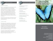 Printable Brochure [.pdf] - Autism Research Institute