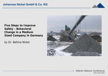 Johannes Nickel GmbH & Co. KG Atlantic Alliance ... - Safequarry.com