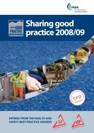 Sharing good practice 2008/09 - Safequarry.com
