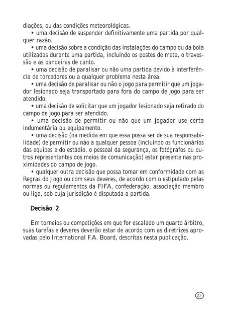 Regras do jogo de futebol - SAFERGS