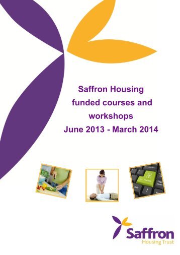 Tenant Courses and Workshop Programme - Saffron Housing