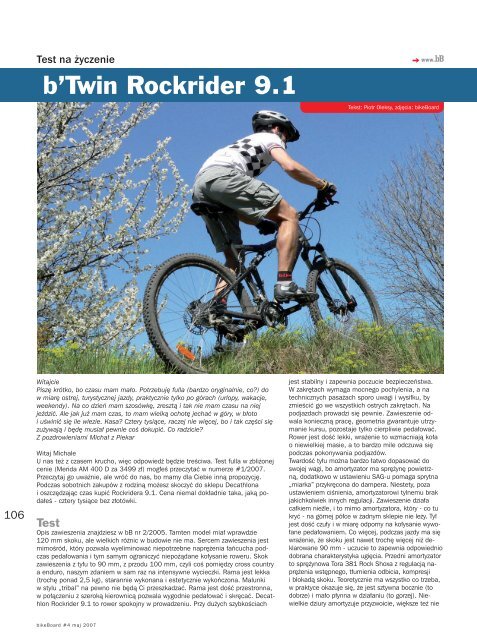 b'twin Rockrider 9.1 - Bikeboard