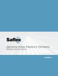 Architectural Product Offering - Saflex.com