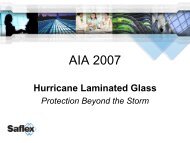 Designing for Hurricane Protection - Saflex.com