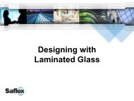 Designing with Laminated Glass - Saflex.com