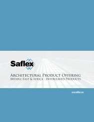 Architectural Product Offering - Saflex.com