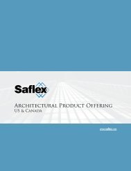 Architectural Product Offering - Saflex.com