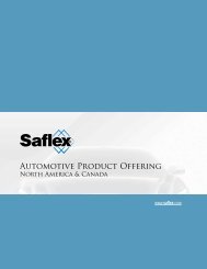 Automotive Product Offering - Saflex.com