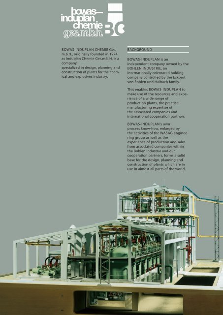 bowas-induplan chemie - Bohlen Industrie GmbH