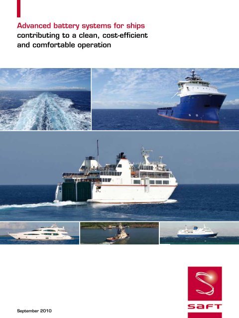 Civil marine / Market brochure - Saft