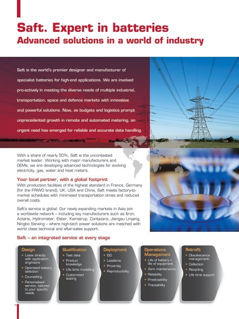 Metering market brochure - Saft