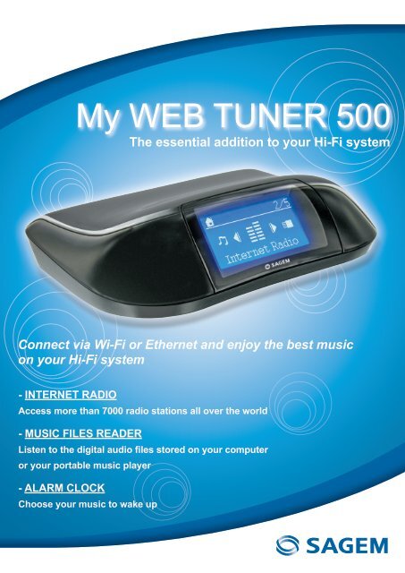 My WEB TUNER 500 - Sagemcom