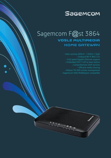 Sagemcom F@st 3864