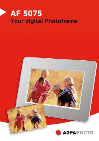 AF 5075 Your digital Photoframe - Sagemcom