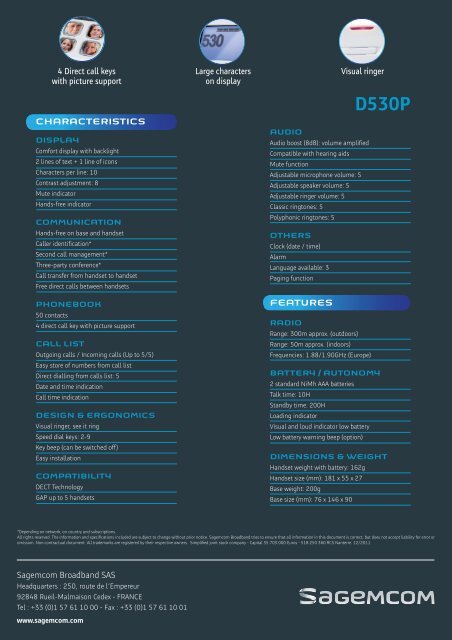 Data Sheet - Sagemcom Digital