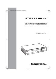 Download User Manual - Sagemcom Digital