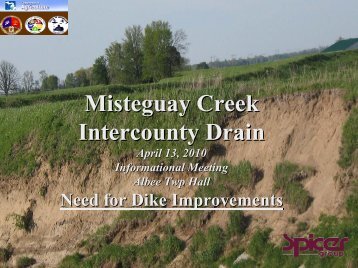 Misteguay Creek Intercounty Drain - Saginaw County