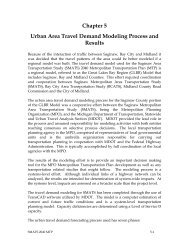 Chapter 5 Urban Area Travel Demand Model - Saginaw County