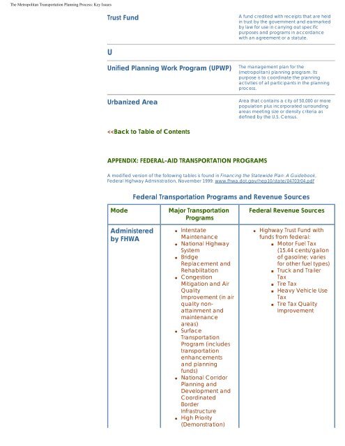 The Metropolitan Transportation Planning ... - Saginaw County