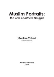Muslim Portraits: - South African History Online