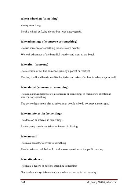 Commonly-Used Idioms, Sayings and phrasal verbs - Saigontre