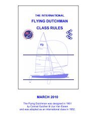 MARCH 2010 - International Flying Dutchman Class