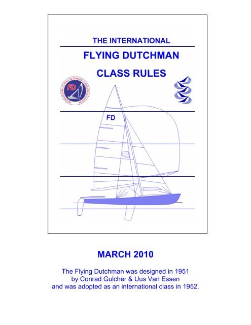 MARCH 2010 - International Flying Dutchman Class