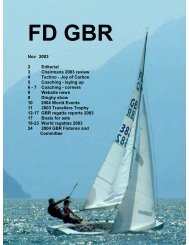 FD GBR November 2003 newsletter - International Flying Dutchman ...