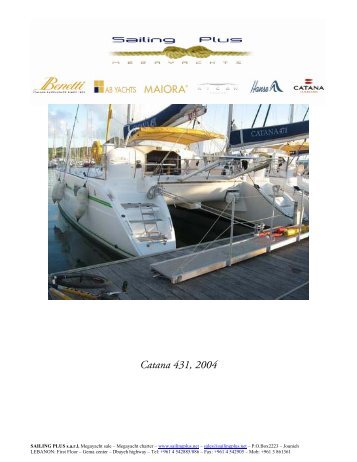 Catana 431, 2004 - SAILING PLUS Yachts