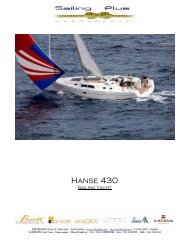 Hanse 430 - SAILING PLUS Yachts