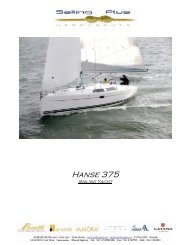 Hanse 375 - SAILING PLUS Yachts