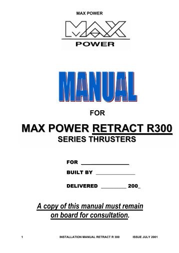 MAX POWER RETRACT R300