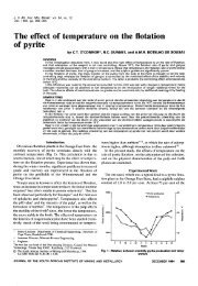 The effect of temperature on the flotation of pyrite - saimm