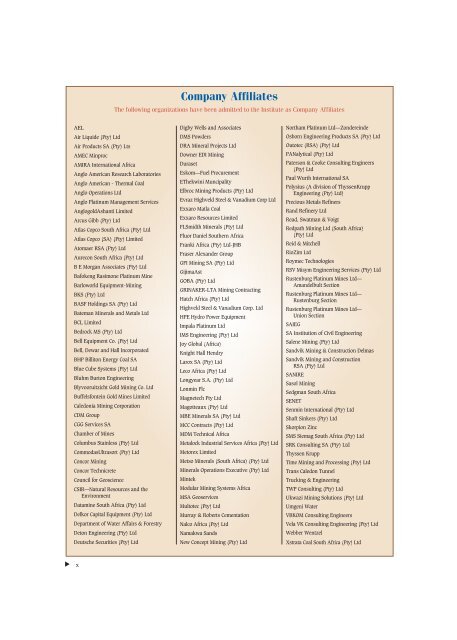 Investigation of factors influencing the determination of ... - saimm