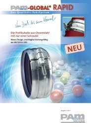 der PAM-GLOBAL® RAPID-Verbinder - saint gobain hes