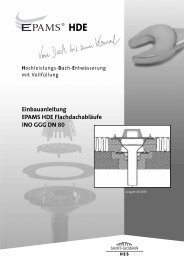 HDE Hochleistungs- Einbauanleitung EPAMS ... - saint gobain hes