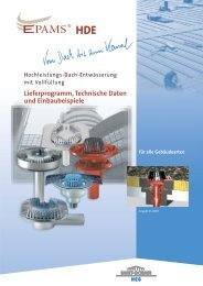 HDE Hochleistungs-Dachentwässerungs-System - saint gobain hes