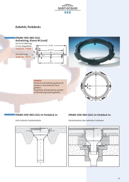 HDE Hochleistungs-Dachentwässerungs-System - saint gobain hes