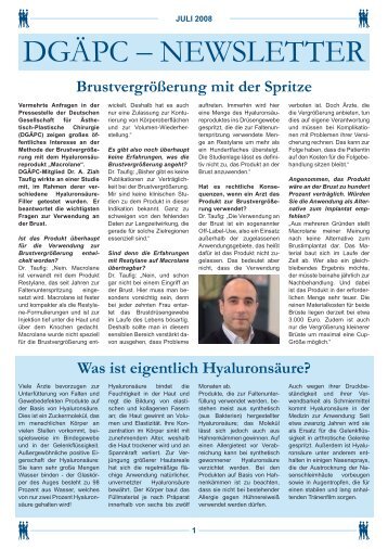 Dr. med. Stefan Schill - Deutsche Gesellschaft für Ästhetisch ...