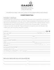 ISAAGNY Evaluation Form - Saint Ann's School