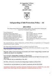 A6 Policy-Safeguarding - St Augustine's Priory