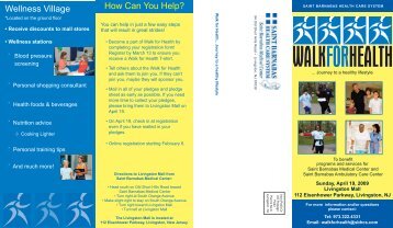 WalkforHealth brochure including pledge sheet (pdf)