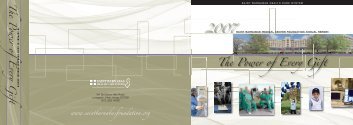 2007 Saint Barnabas Medical Center Foundation Annual Report - pdf