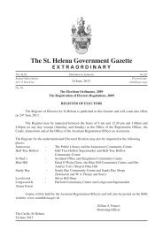 Ex Gaz 28 2013 Register of Electors - St Helena
