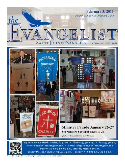 February 3, 2013 - Saint John The Evangelist